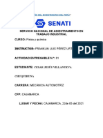 ACTIVIDAD ENTREGABLE 01 Física y Química