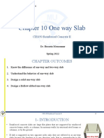 Chapter 10 One Way Slab: CIE450 Reinforced Concrete II