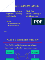 Interworking IP and WDM Networks: Provisioned vs Switched Modes