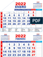 Bjappy Calendario Con Santos 2022
