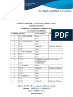 ANEXO No 6 CALENDARIO ACADEMICO