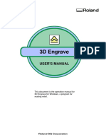 3D Engrave: User'S Manual