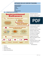 Instructional Software for 21st Century Teaching