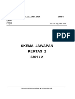 Bahasa Arab Kertas 2-2020-Skema Jawapan