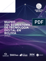 Mapeo Del Ecosistema de Tecnología Digital en Bolivia 2021