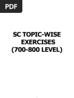 700 to 800 Club- Sentence Correction Questions