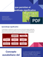 Condiciones Que Permiten El Aprendizaje Significativo