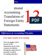 Multinational Accounting: Translation of Foreign Entity Statements