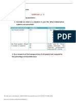 Situation or Event Numbers Patterns: Exercise 1.1 - A