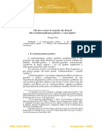 PINO - Chi Deve Essere Il Custode Dei Diritti¿ Sul Costituzionalismo Politico e I Suoi Limiti