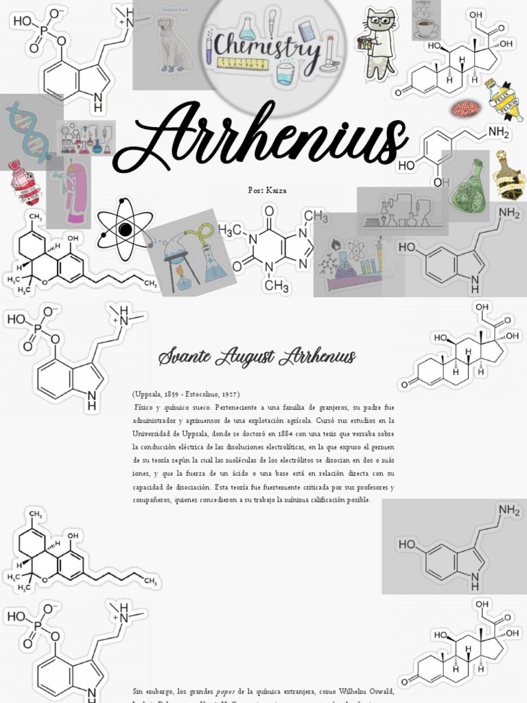 Biografía de Svante Arrhenius | PDF | Química Física | Science