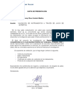 Esquema de Validacion de Expertos Willam y Candelaria