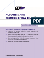 Accounts and Records E-Way Bill: Learning Outcomes