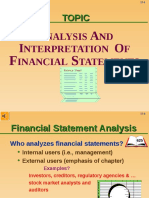 Analysis Interpretation of Financial Statements