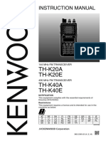 TH-K20A TH-K20E: Instruction Manual