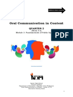 Oral Communication in Context: Quarter 2