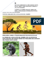 EVOLUCIÓN DEL HOMBRE