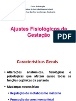 Nutrição Materno Infantil: Ajustes Fisiológicos da Gestação