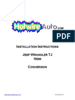 I I J W TJ H C: Nstallation Nstructions EEP Rangler EMI Onversion