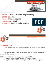 LESSON 2 Diesel Engine Four Stroke