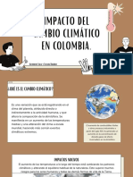 Impacto Del Cambio Climático en Colombia.