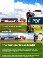 Module 3-Transportation Models