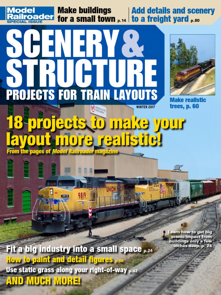Model Railroader - Scenery & Structure Projects For Train Layouts | PDF ...