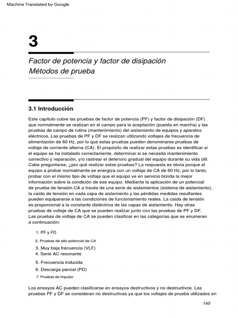 Capitulo 3 Electrical Power Equipment Maintenance and Testing