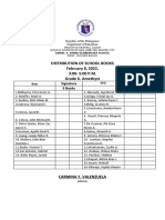 Distribution of School Books February 8, 2022, 3:00-5:00 P.M. Grade 6 - Amethyst