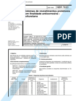 NBR 7833 (Abr 1983) - Sistemas de Revestimentos Protetores Com Finalidade Anticorrosiva - Poliuretano