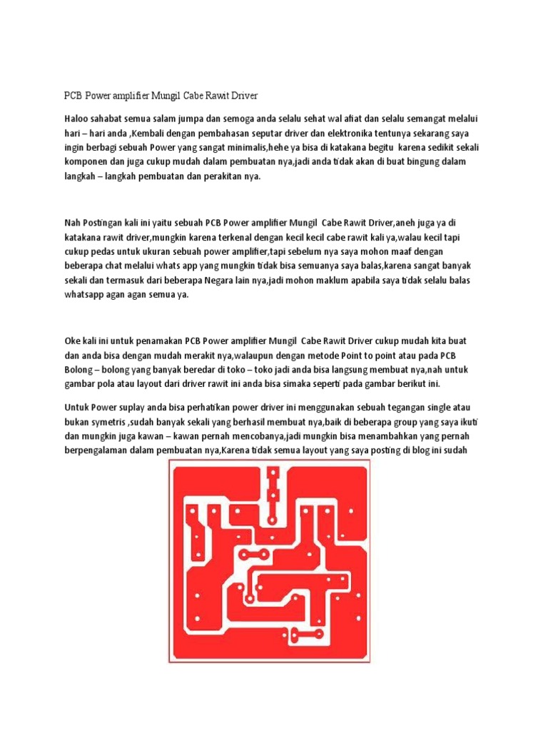 Driver Rawit 12v | PDF