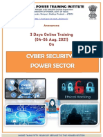 Brochure For Cyber Security in Power Sector