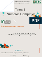 Raices de Numeros Complejos