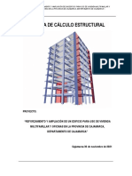 Reforzamiento de edificio multifamiliar en Cajamarca