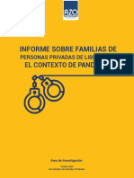 Investigacion Sobre Familias de Personas Privadas de Libertad en El Contexto de Pandemia