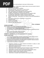 Total: 30 Periods Course Outcomes