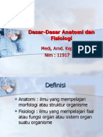 Dasar-Dasar Anatomi Dan Fisiologi