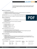 Rules For Translation: Isometry