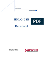 HDLC-USB Datasheet