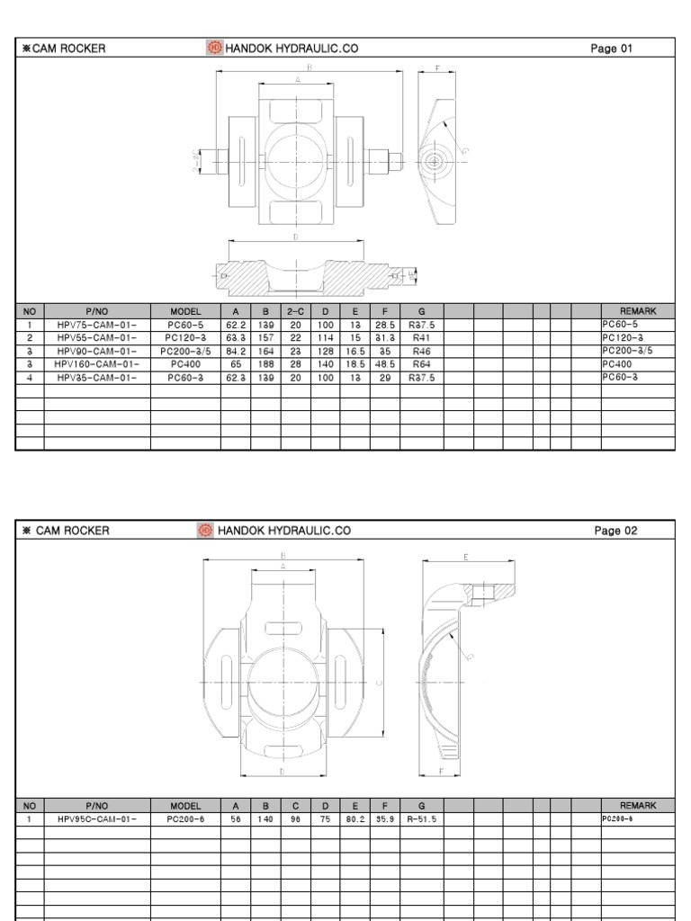 Cam Rocker Handok Hydraulic Co Page 01 PDF Engines Internal