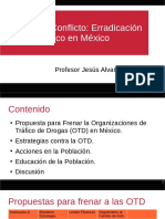 Análisis del Conflicto: Estrategias para Erradicar el Narcotráfico en México