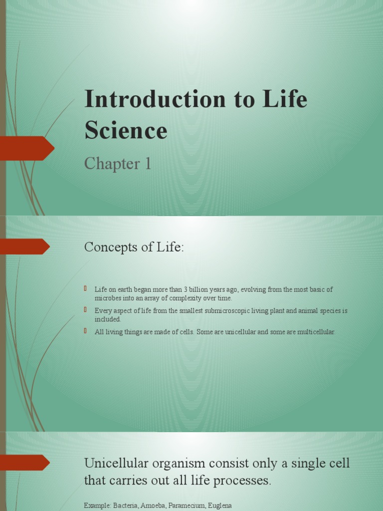 Introduction to Life Science Concepts | PDF | Life | Organisms