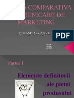 Analiza Comparativa A Comunicarii de Marketing