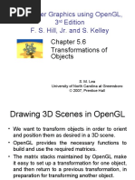 Computer Graphics Using Opengl, 3 Edition F. S. Hill, Jr. and S. Kelley