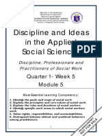 Discipline and Ideas in The Applied Social Sciences: Quarter 1-Week 5