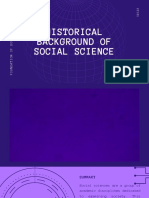 Historical Background of Social Science