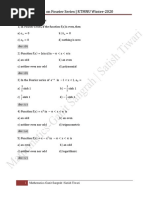 Mcqs On Fourier Series - Rtmnu Winter-2020