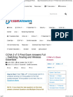 CCNA 2 v7.0 Final Exam Answers Full - Switching, Routing and Wireless Essentials