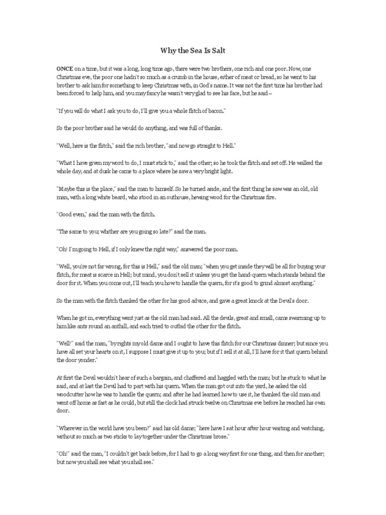 Why The Sea Is Salt PDF