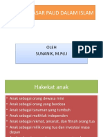 DDP Aud - P2 Konsep Dasar Paud Dalam Islam